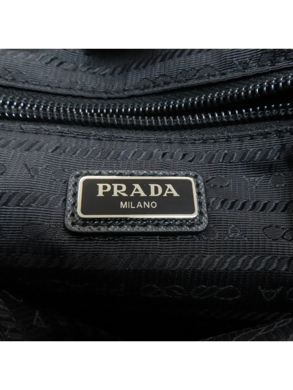 Prada Logo Pouch Nylon